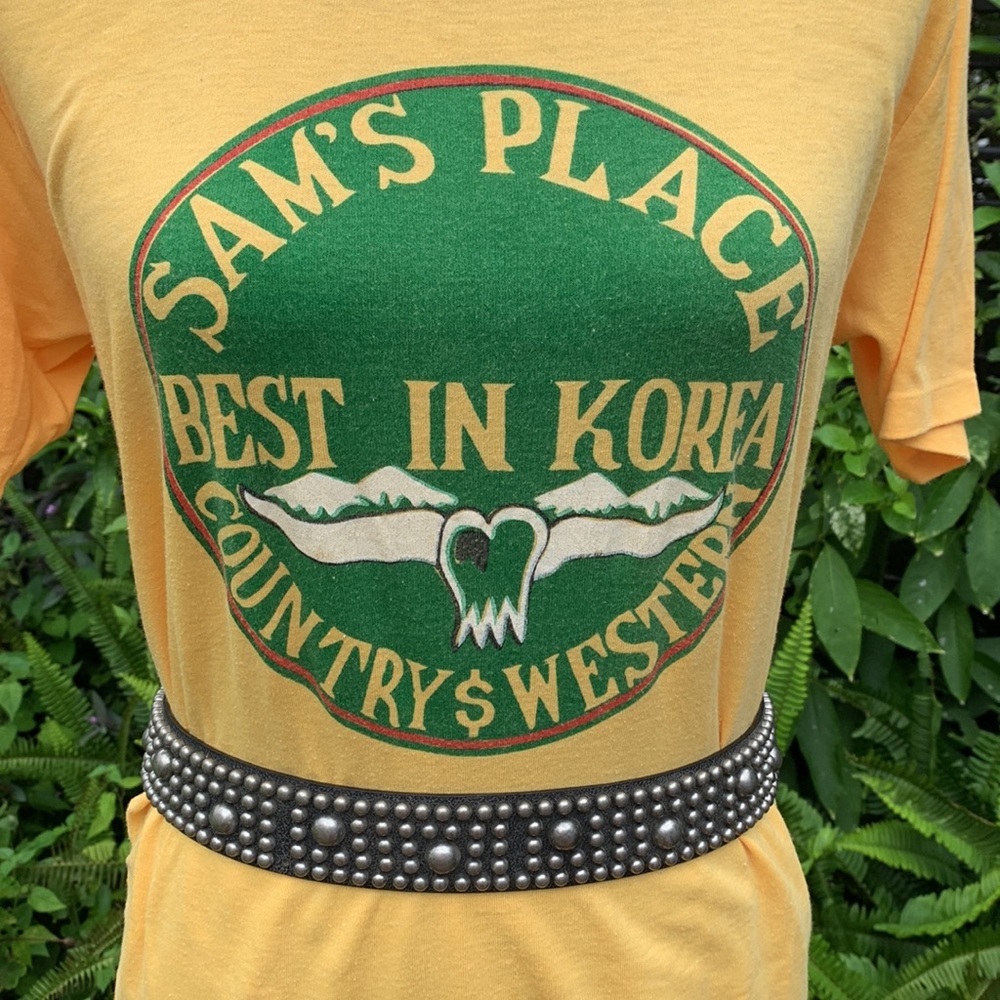 Vintage Yellow Tee Large - Picture 3 of 5